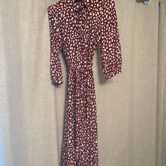 Este Polka Dot Shirt Midi Dress - Picture 9 of 10